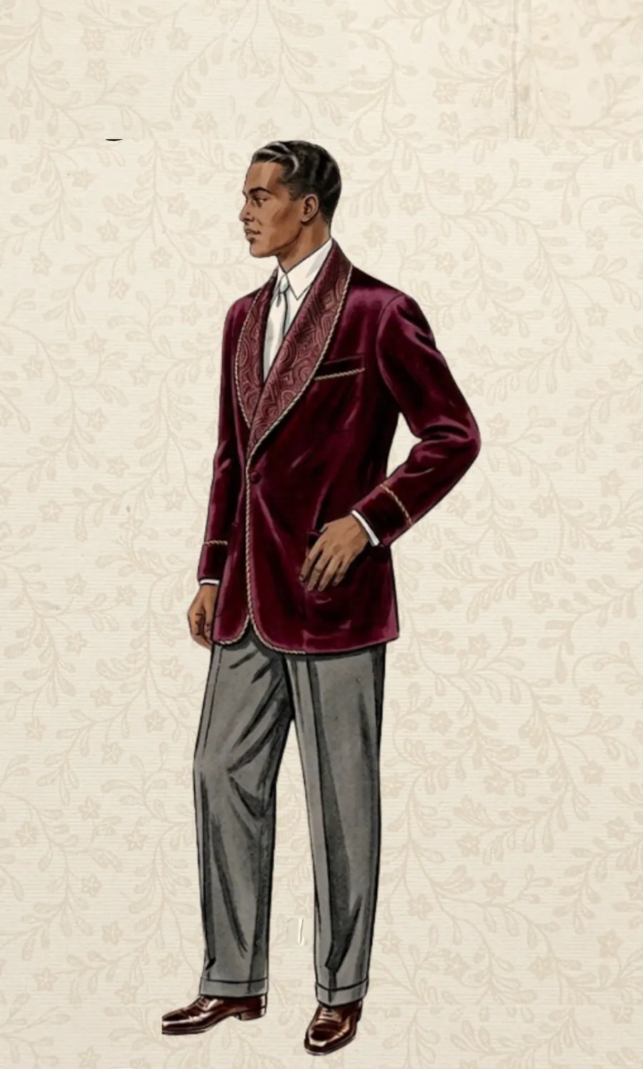 Period illustration of Nigel